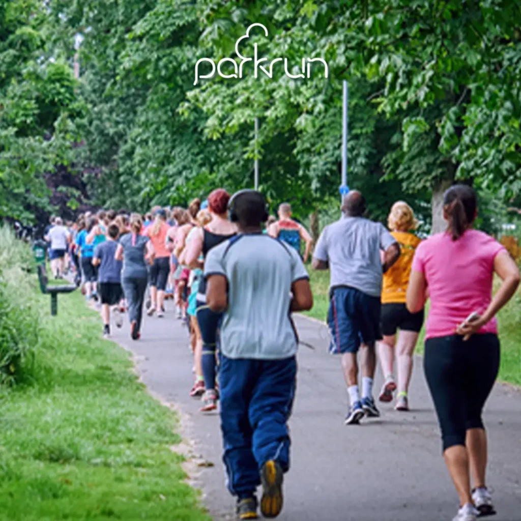 Park Run at Castle Park, Bishops Stortford