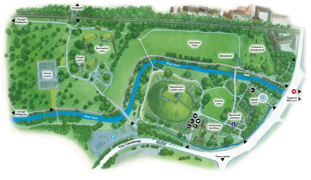 Castle Park map
