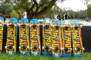 A photo of Skate Jam - The official launch of Castle Park Skate Park in August.