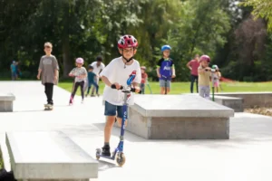 A photo of Skate Jam - The official launch of Castle Park Skate Park in August.