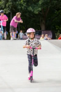 A photo of Skate Jam - The official launch of Castle Park Skate Park in August.