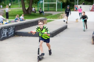 A photo of Skate Jam - The official launch of Castle Park Skate Park in August.