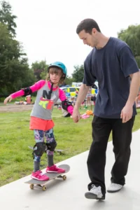 A photo of Skate Jam - The official launch of Castle Park Skate Park in August.