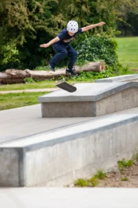 A photo of Skate Jam - The official launch of Castle Park Skate Park in August.